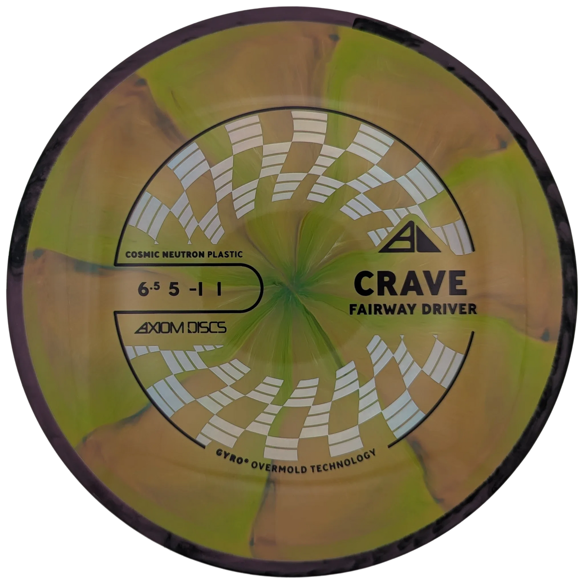 Axiom Crave Yellow/Purple with Purple/Black Rim
