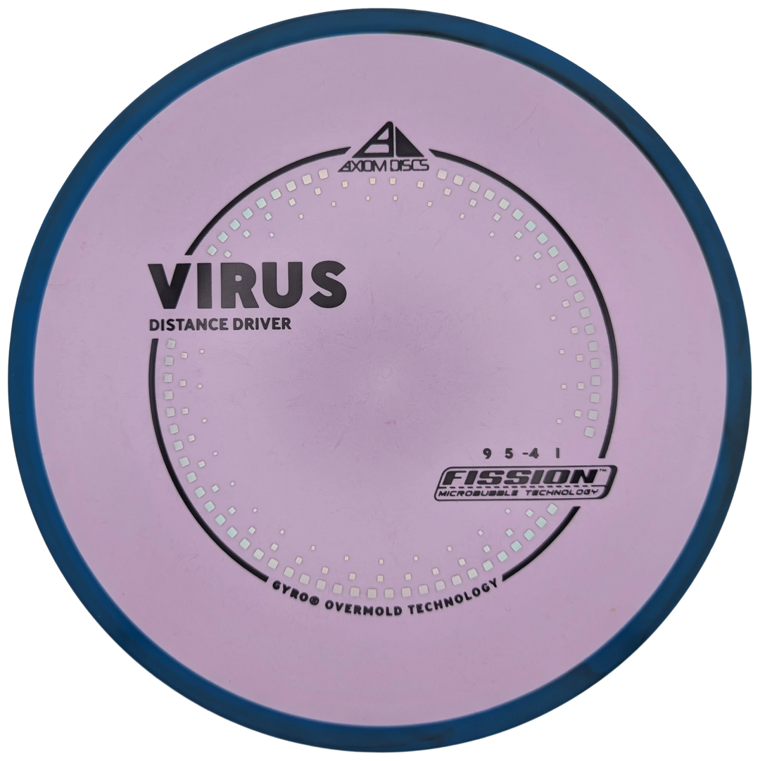 Axiom Virus, Fission, Purple with Blue/Black Rim, 144.4