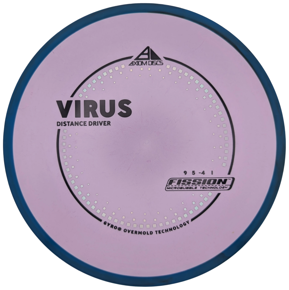 Axiom Virus, Fission, Purple with Blue/Black Rim, 144.4
