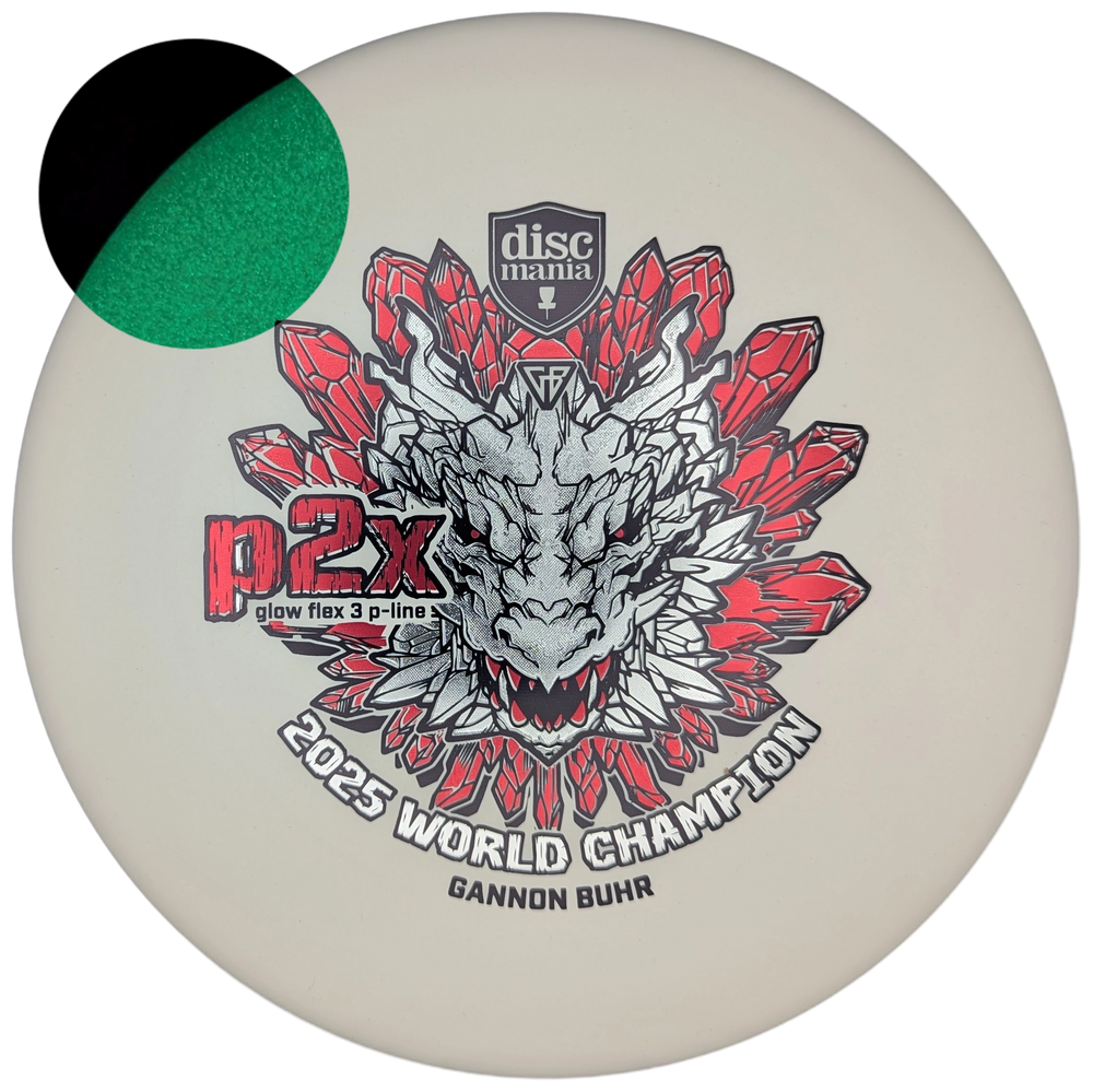 Discmania P2x, P-Line Glow - Flex 3, White, 175.7
