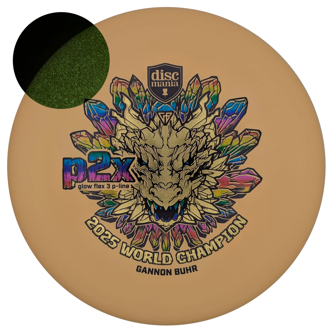 Discmania P2x, P-Line Glow - Flex 3, Orange, 174.1