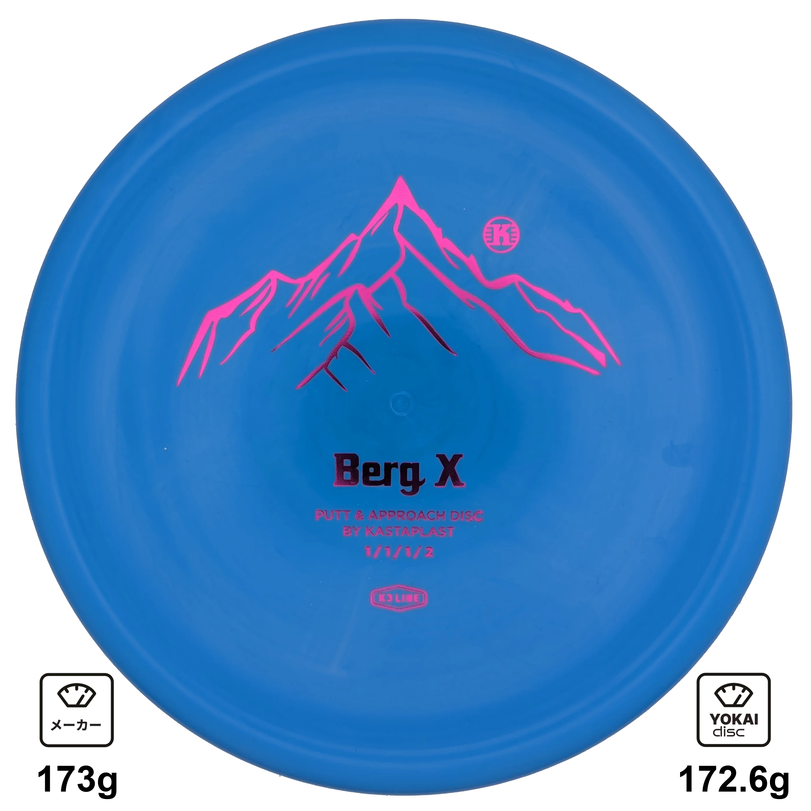 Kastaplast Berg X, K3, Blue, 172.6