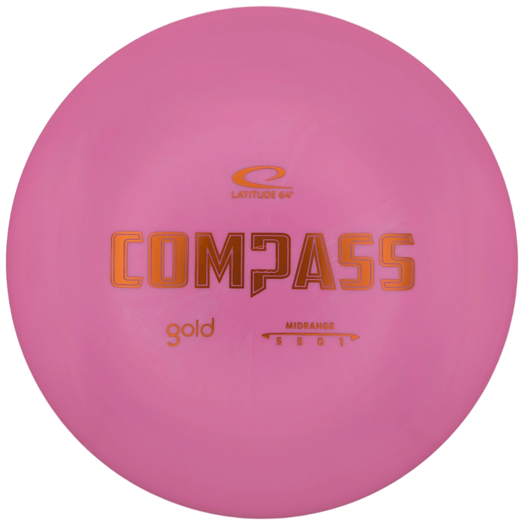 Latitude 64 Compass, Gold, Pink, 177.3